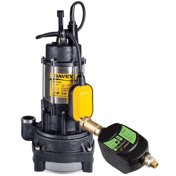 DAVEY RAINBANK MK11 WITH A D42A/B SUBMERSIBLE 10M LEAD (RAIN MAINS CHANGEOVER PUMP KIT) KRBS1