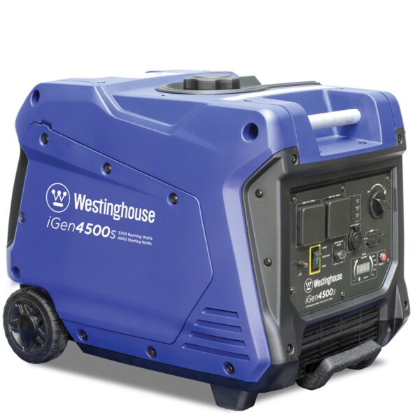 GENERATOR WESTINGHOUSE - iGEN4500 - 4500 starting 3700 running Watts, Push button electric start w/ Wireless remote, 51dB(a) - 24hr run time with 13.5L tank 2YR