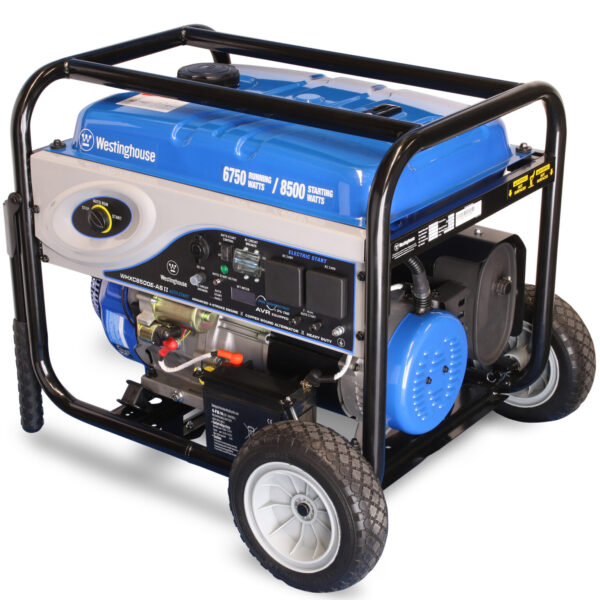 GENERATOR WESTINGHOUSE 2-WIRE REMOTE START - WHXC8500E-AS - 8500 START 6750 RUN WATTS, 13.1HR run time @50% output - 25L fuel tank - 2YR domestic warranty