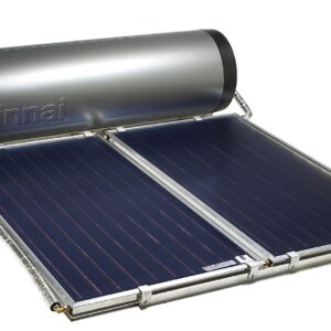 RINNAI SOLAR HOT WATER - CLOSE COUPLED ELECTRIC BOOST WITH S/S TANK & 2 X EXCELSIOR PANELS ( SS330H2BEX-36 )