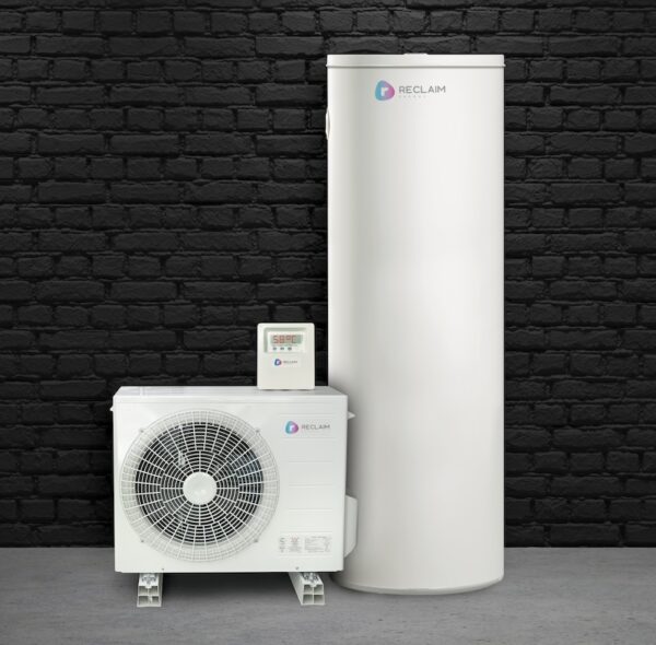 RECLAIM ENERGY 400LTR HEAT PUMP WITH 'TALL' STAINLESS STEEL TANK NON-WIFI