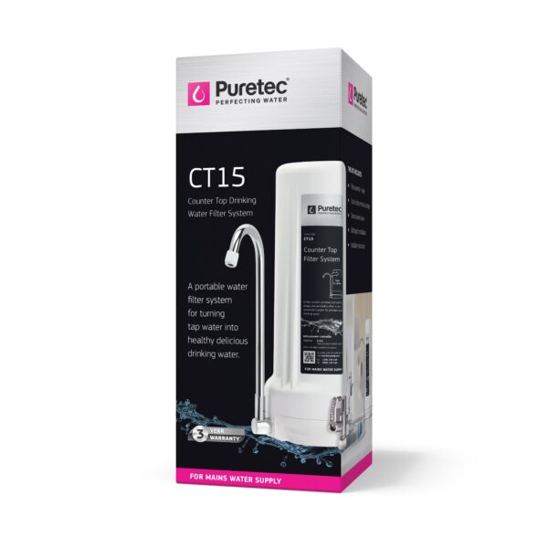 Puretec Counter Top Filter Kit Ct15 Includes 5 Micron Granular Carbon Cartridge Ct15