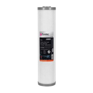 Cb10mp2 10 Micron Maxiplus 4.5" X 20" Cb Series Carbon Block (silver Plus Antibacterial)