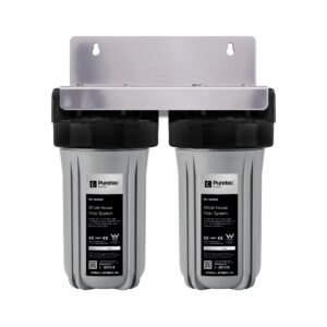 Wu-10-25r 2 X 10 X 1 In & Out Compe With Bracket & Spanner Poly Pleated 5 Mic Sediment Dual Purpose 10 Mic Carbon Wu-10