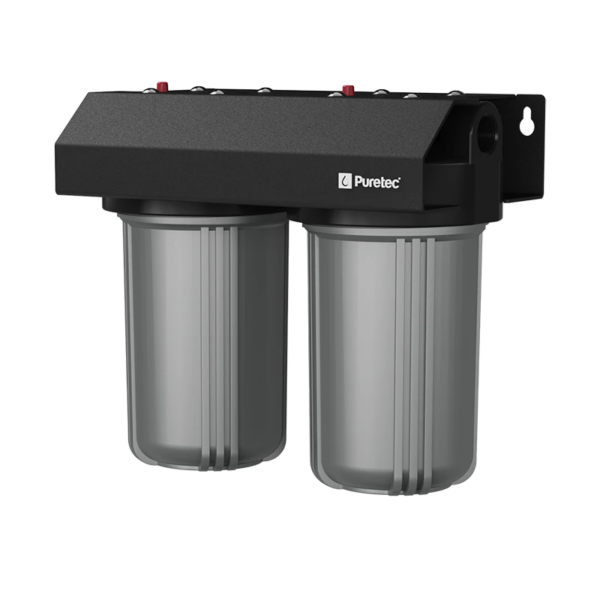 Puretec Premium Dual 10" Filtration System Whole House 10 Year Warranty-wh2-30