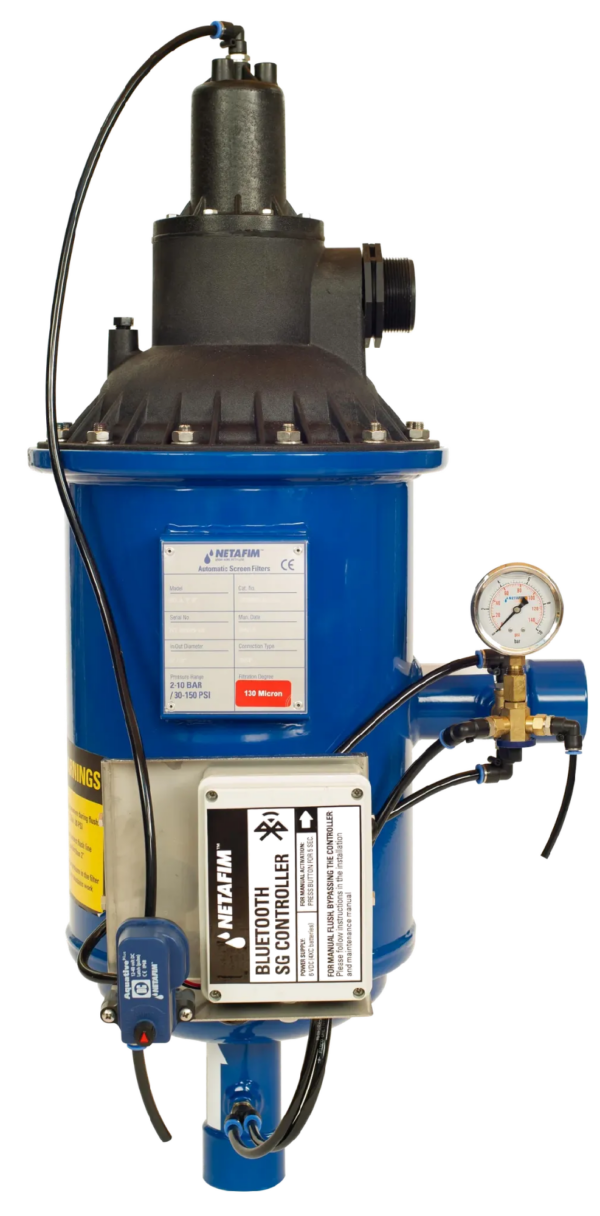 Netafim Screenguard Self Cleaning Screen Filter - Vertical Automatic 2” 1,350cm² Flanged 130 Micron