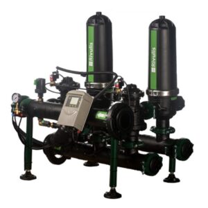 Rivulis Automatic Disc Filter System F7250 - 3 X 2" Disc Filters On 3" Poly Manifold @ 130micron Filtration